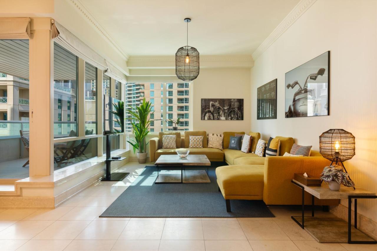 Maison Privee - Stunning Waterfront Apt With Marina View Nxt To Beach Dubai Exterior foto
